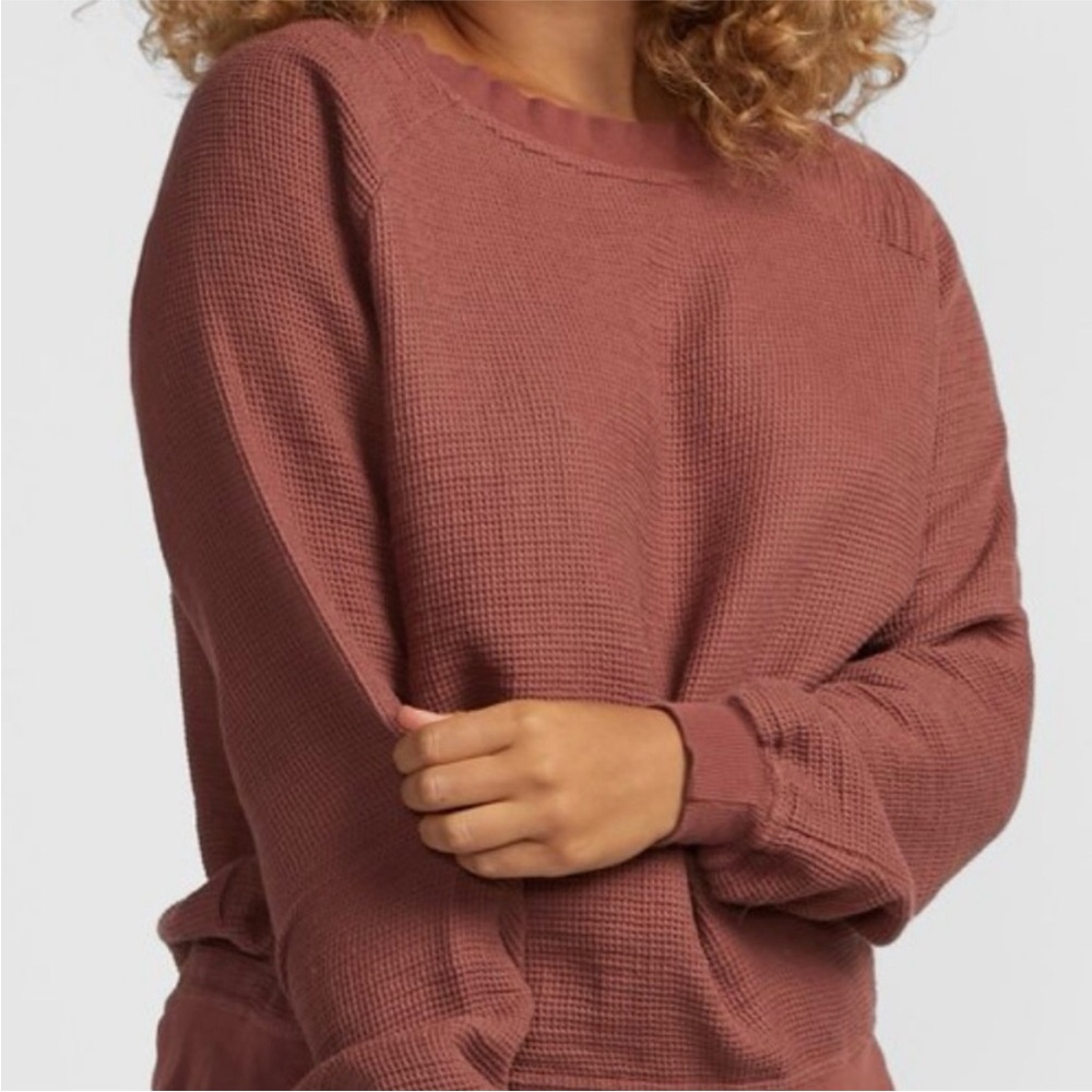 Parachute Medium Waffle Knit Top in Warm Brown